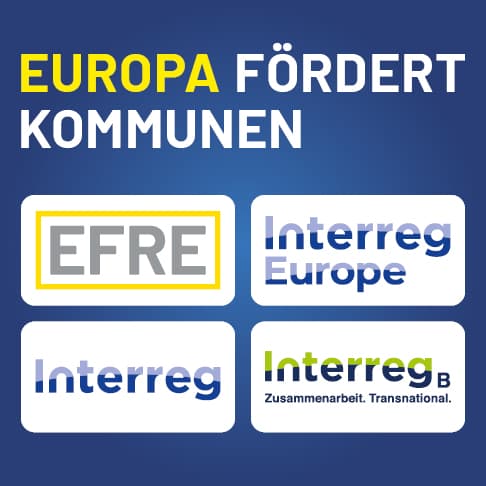 EFRE/Interreg-Förderung im Bayerischen Staatsministerium für Wirtschaft, Landesentwicklung und Energie logo